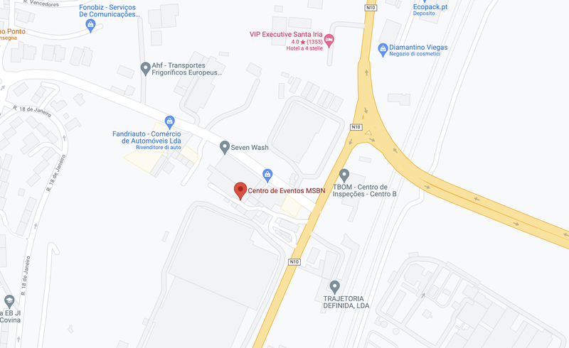 Mapa de localização — Santa Iria de Azóia