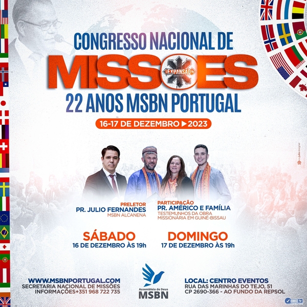 congresso de Missoes 22 anos MSBN