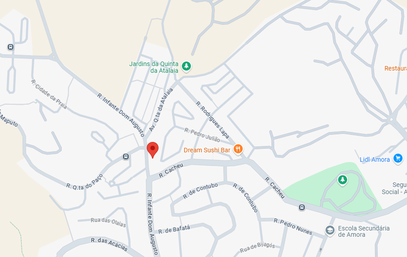 Mapa de localização — Cruz de Pau