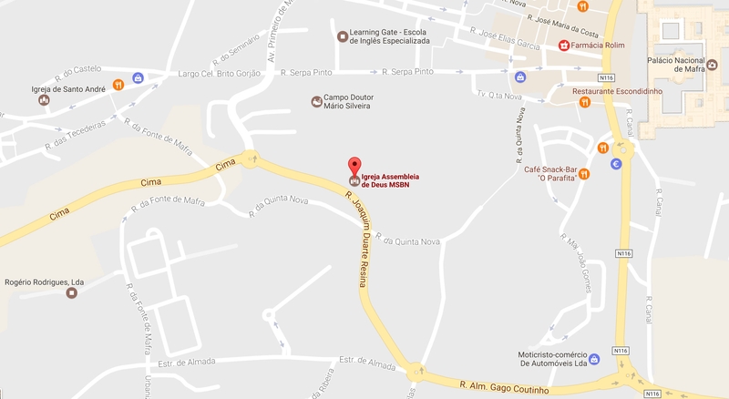 Mapa de localização — Mafra