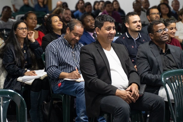 Parte dos alunos que participaram em 2022