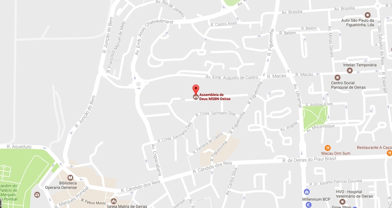 Mapa de localização — Oeiras