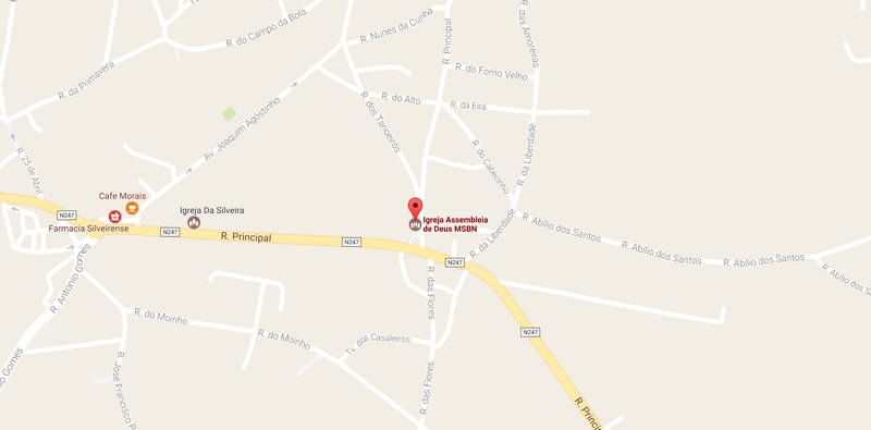 Mapa de localização — Silveira