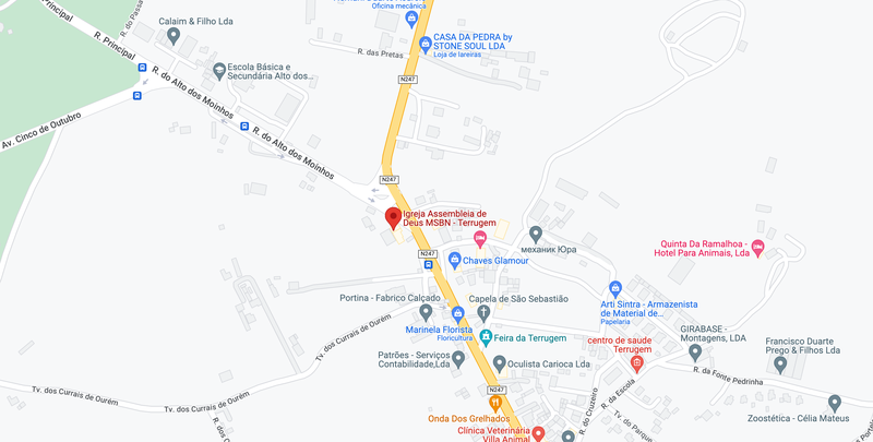 Mapa de localização — Terrugem