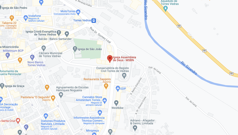Mapa de localização — Torres Vedras
