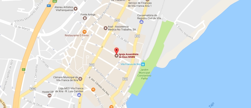 Mapa de localização — Vila Franca de Xira