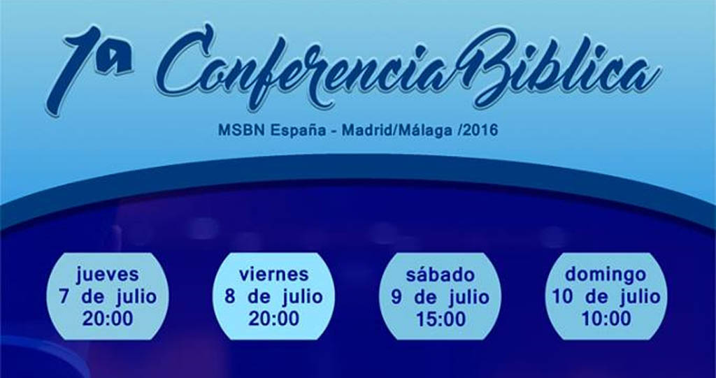 MSBN Espanha promove a 1ª Conferência Bíblica